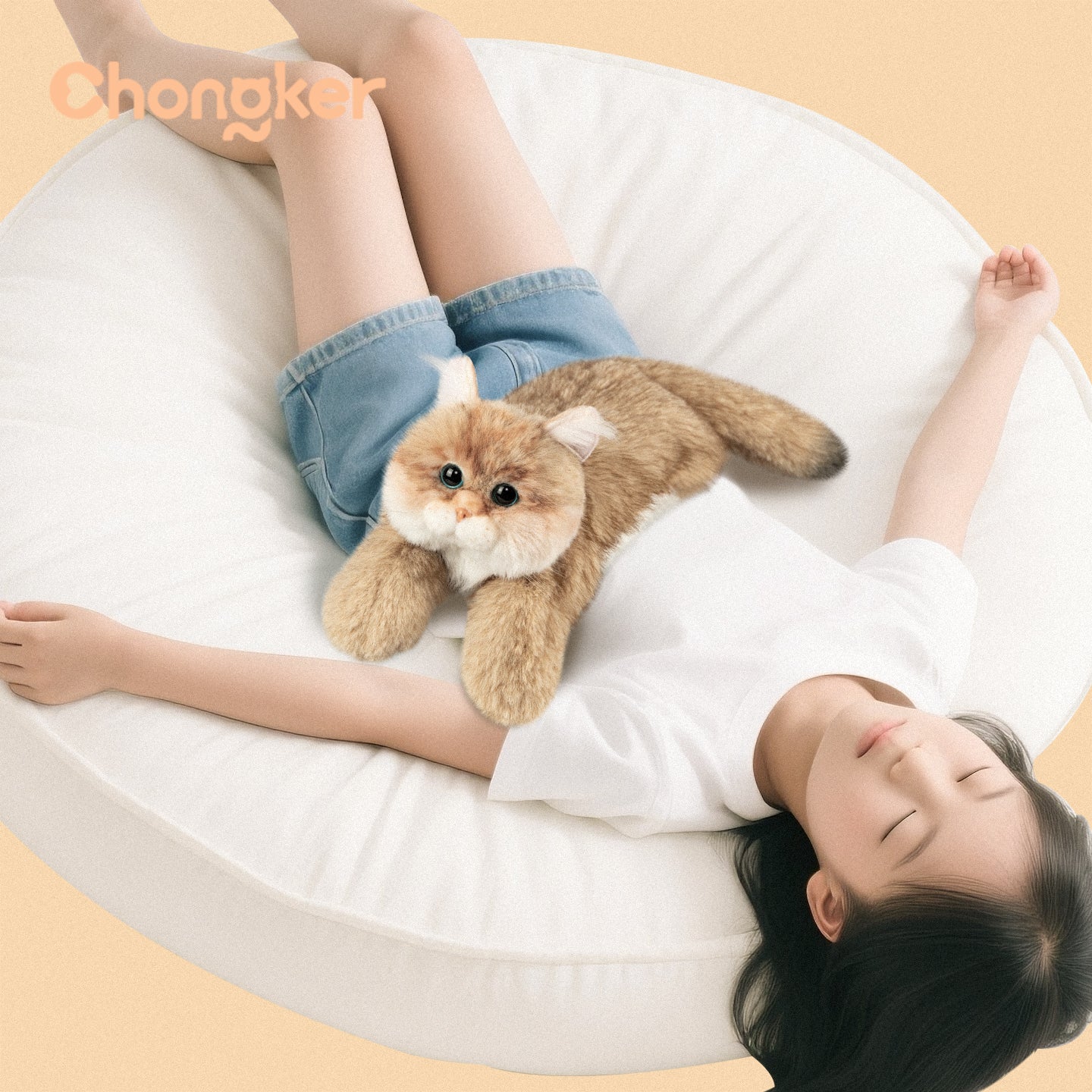 Golden British Shorthair Cat Plush