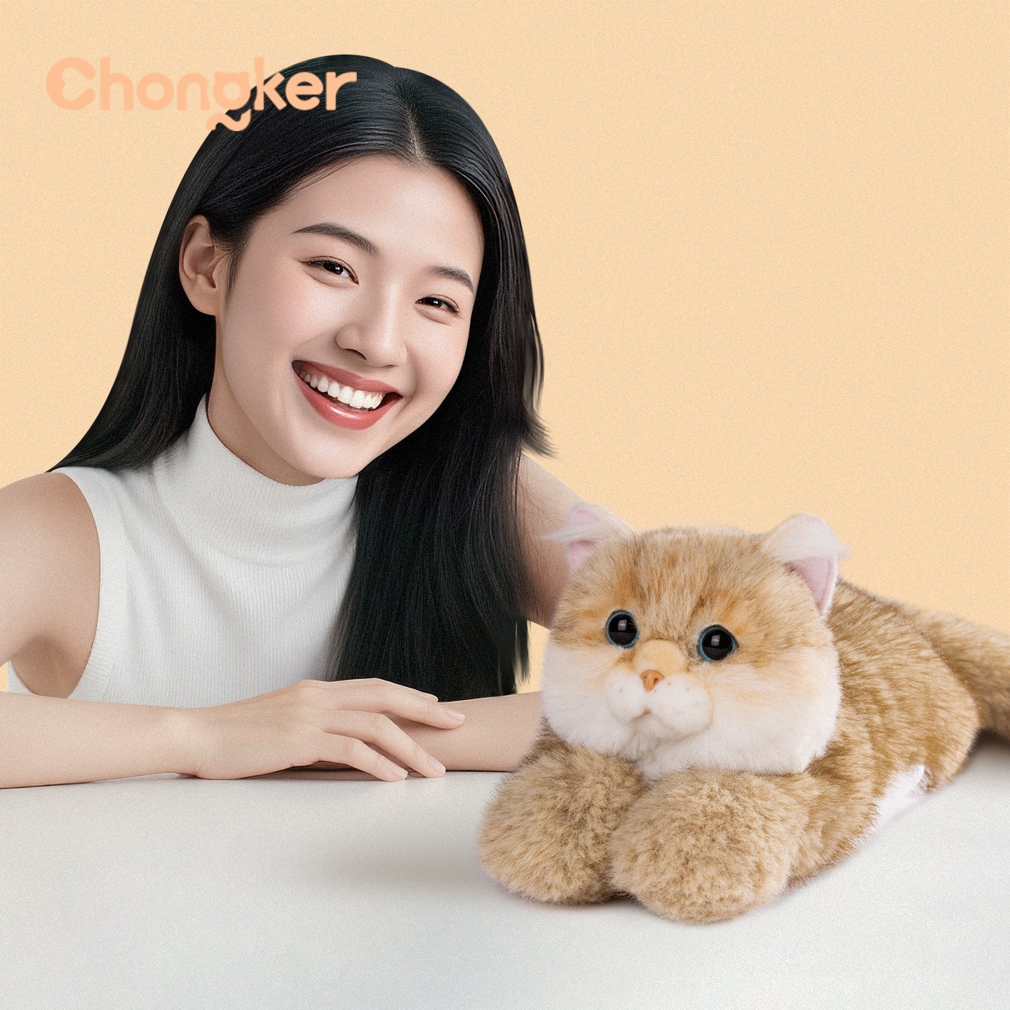 Golden British Shorthair Cat Plush