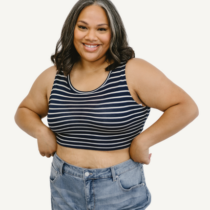 Crew Neck Tank Halftee