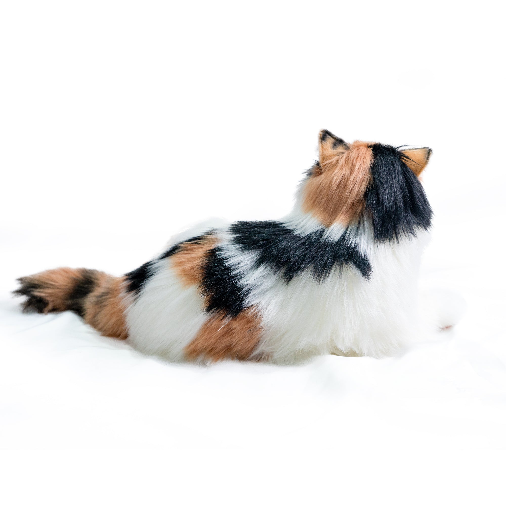 Breathing Calico Percy 2.0- Heartbeat Pur,Voice Robonic Cat