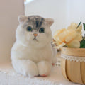 British Shorthair Cat – Realistic Plush for Women