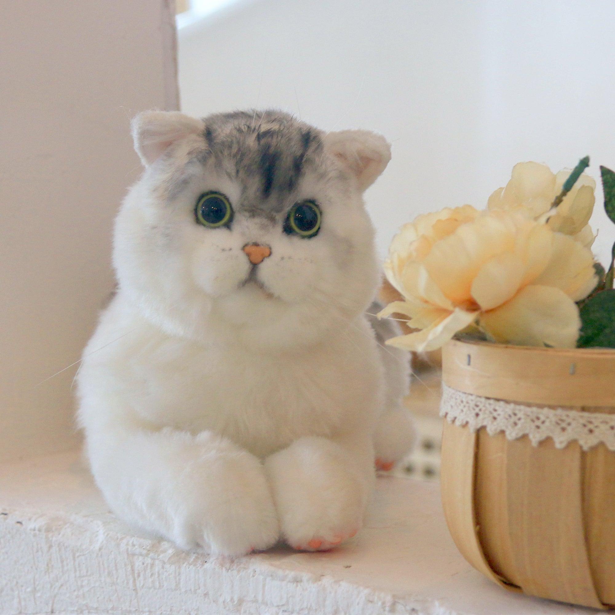 British Shorthair Cat – Realistic Plush for Women