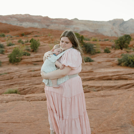 Monroe x Coco Gingham - Cotton Baby Carrier (7-35 lbs)