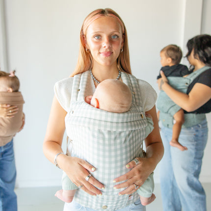 Monroe x Coco Gingham - Cotton Baby Carrier (7-35 lbs)