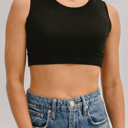 Crew Neck Tank Halftee