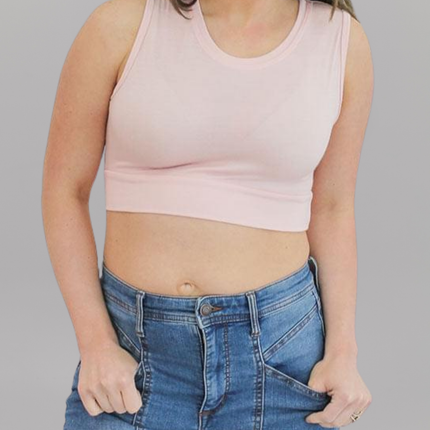 Crew Neck Tank Halftee