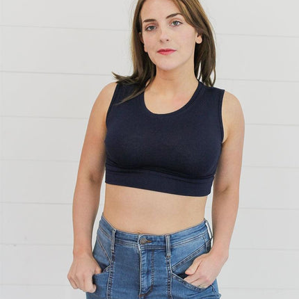 Crew Neck Tank Halftee