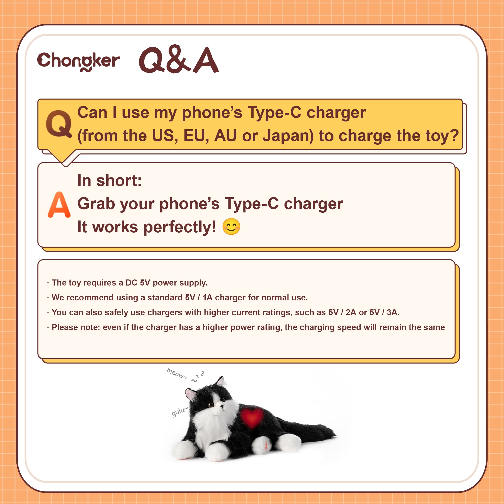 Breathing Calico Percy 2.0- Heartbeat Pur,Voice Robonic Cat