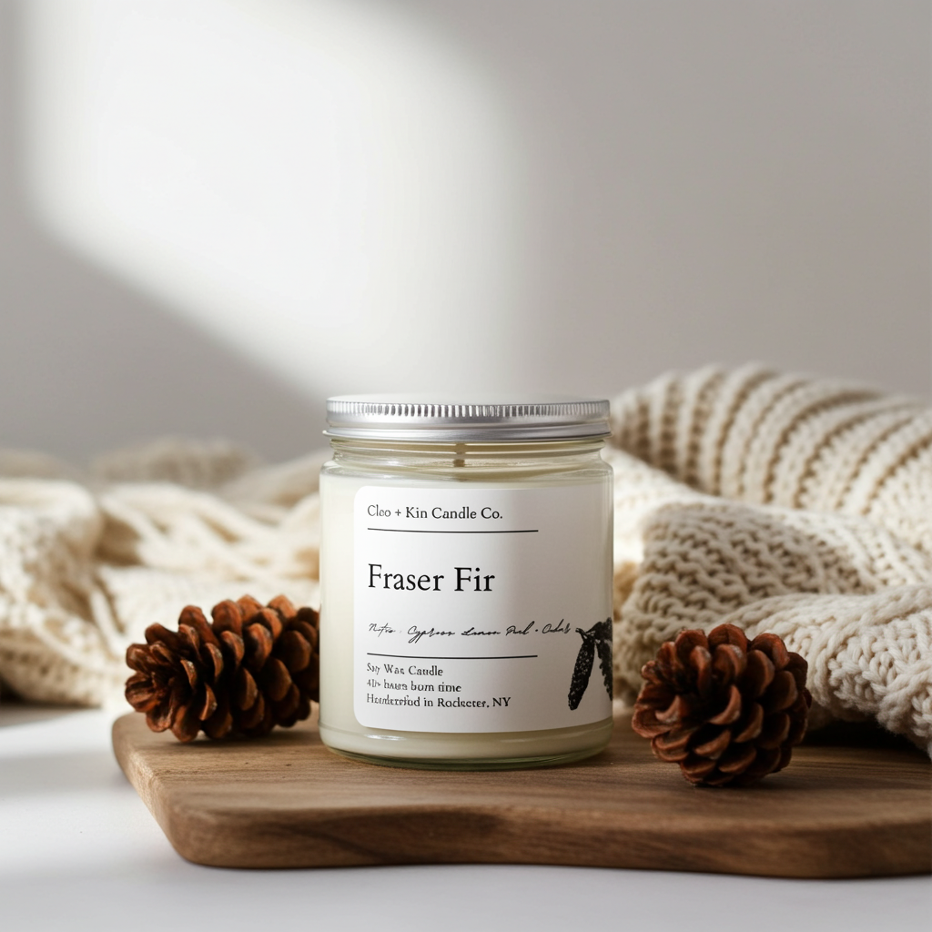 Cleo + Kin Candle Fraser Fir