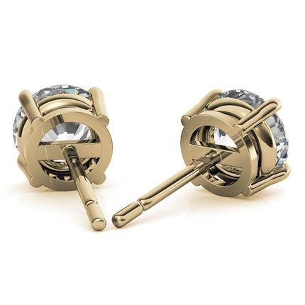 0.50 CTW AGI Certified Lab Grown Diamond (G-VS)  Stud Earrings in Choice Of 14K White or Yellow Gold