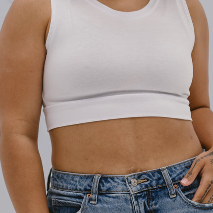Crew Neck Tank Halftee